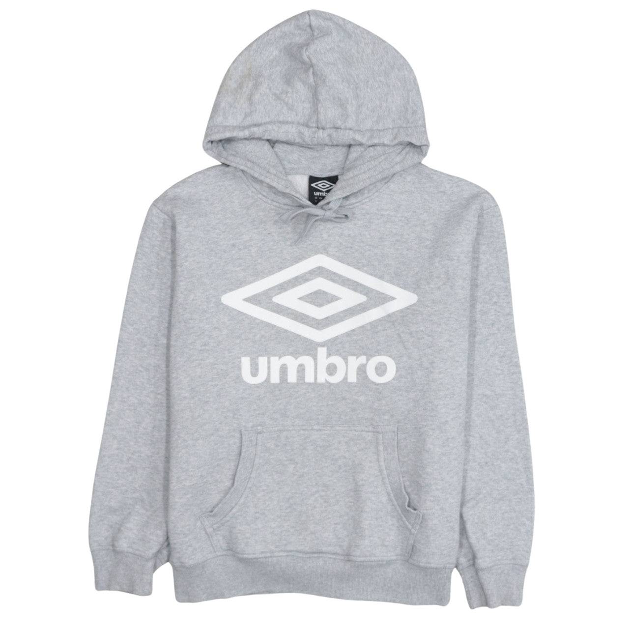 Mens UK Size S Umbro Grey Pullover Hoodie