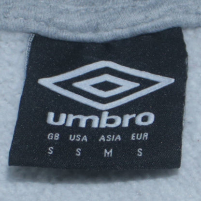 Mens UK Size S Umbro Grey Pullover Hoodie