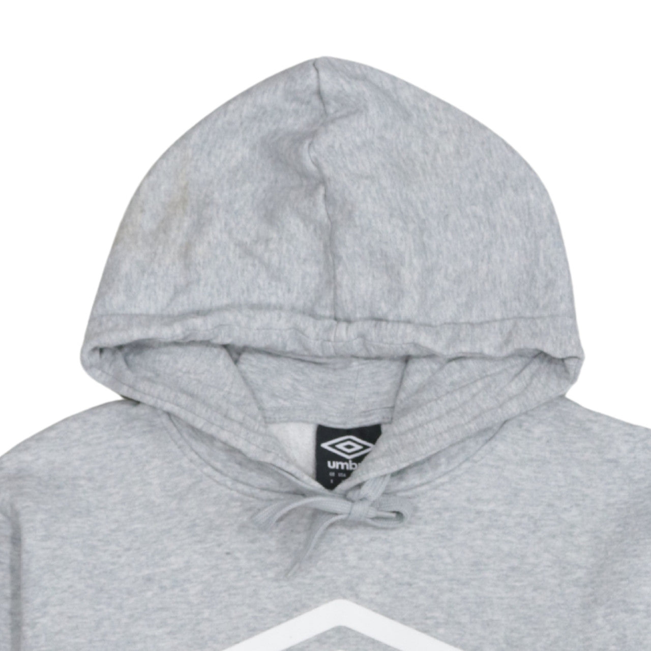 Mens UK Size S Umbro Grey Pullover Hoodie