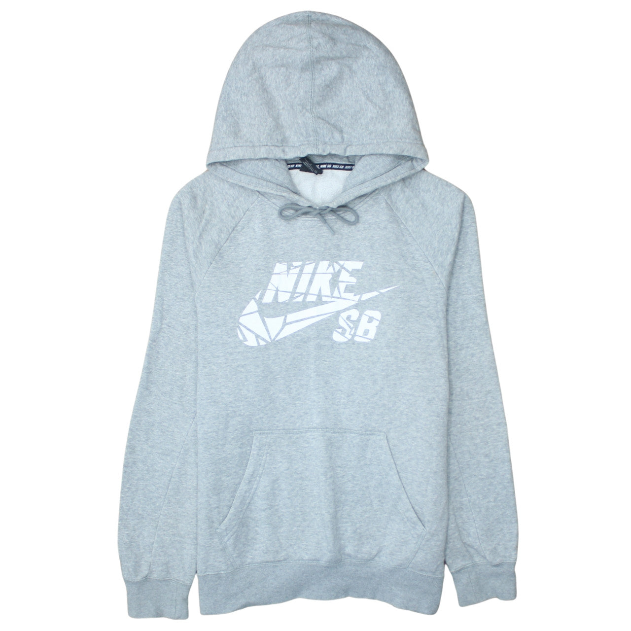 Mens UK Size S Nike Grey Pullover Hoodie