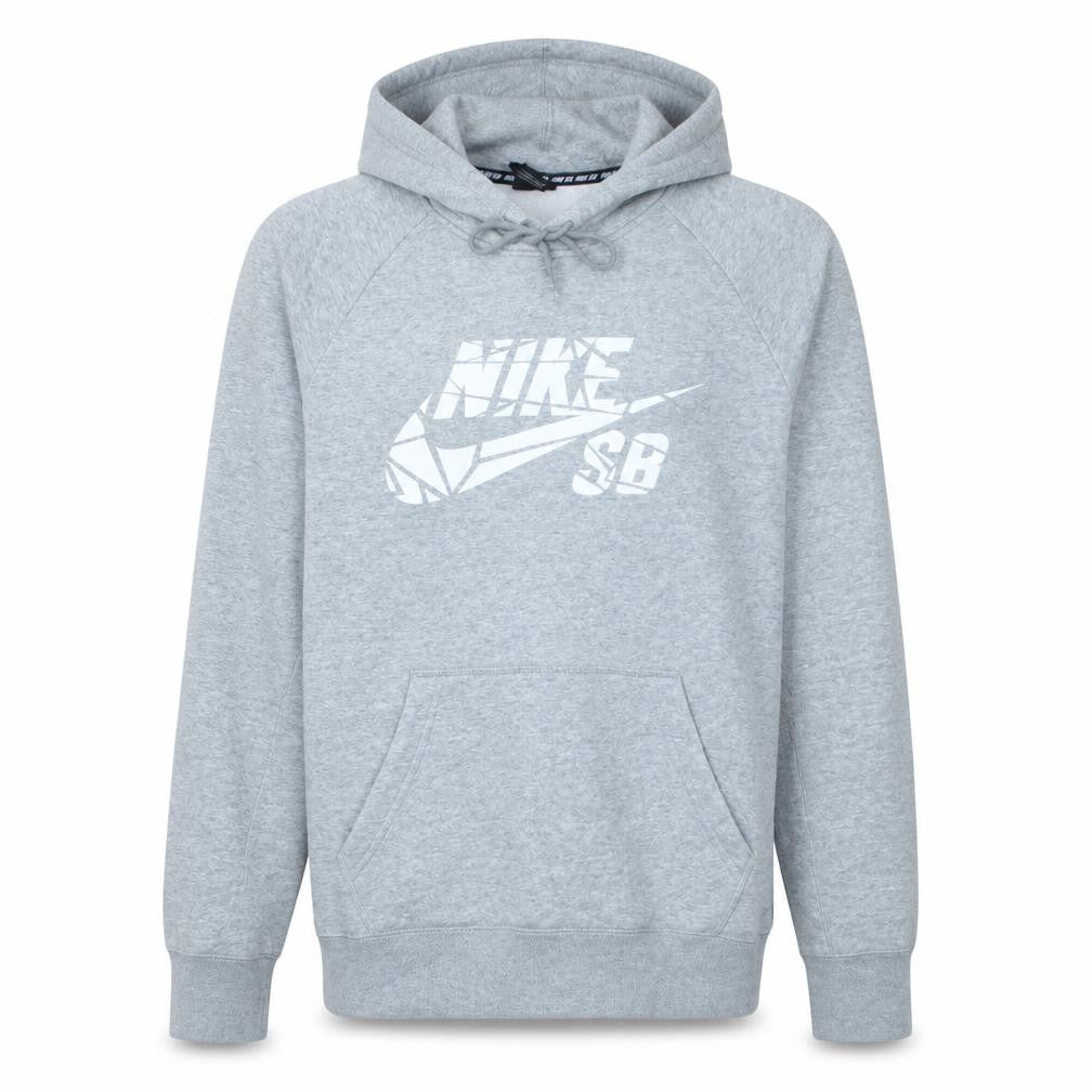 Mens UK Size S Nike Grey Pullover Hoodie