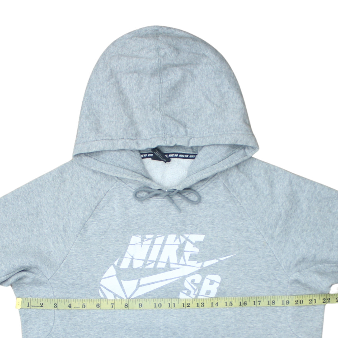 Mens UK Size S Nike Grey Pullover Hoodie