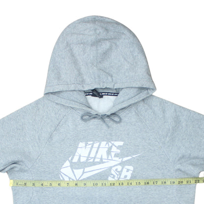 Mens UK Size S Nike Grey Pullover Hoodie