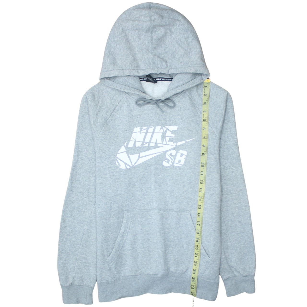 Mens UK Size S Nike Grey Pullover Hoodie
