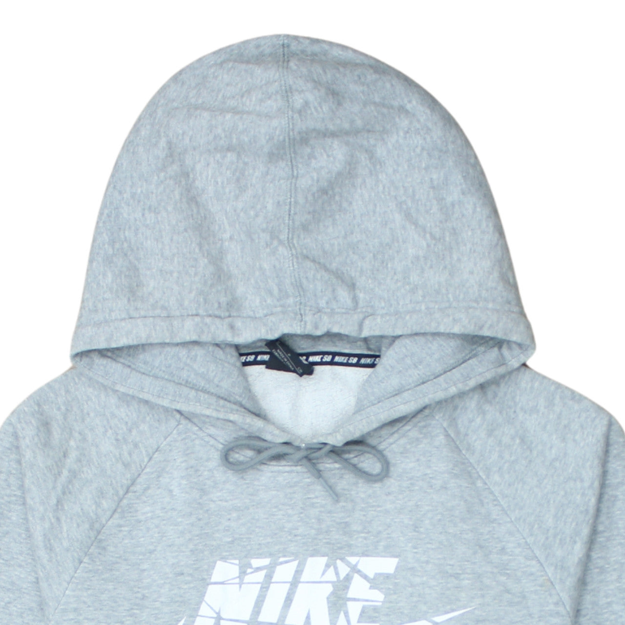 Mens UK Size S Nike Grey Pullover Hoodie