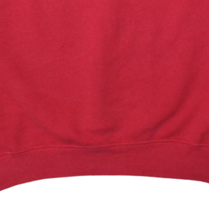 Mens UK Size XL Hanes Red Pullover Sweatshirt