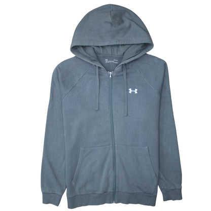 Mens UK Size L Under armour Grey Full Zip Hoodie