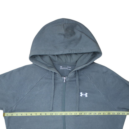Mens UK Size L Under armour Grey Full Zip Hoodie