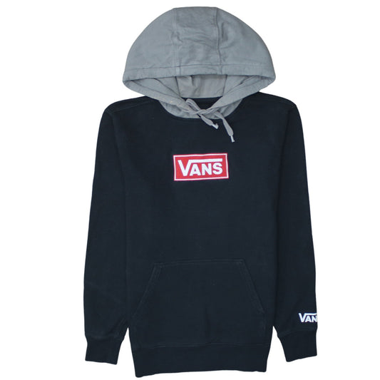 Mens UK Size XS VANS Black Pullover Hoodie