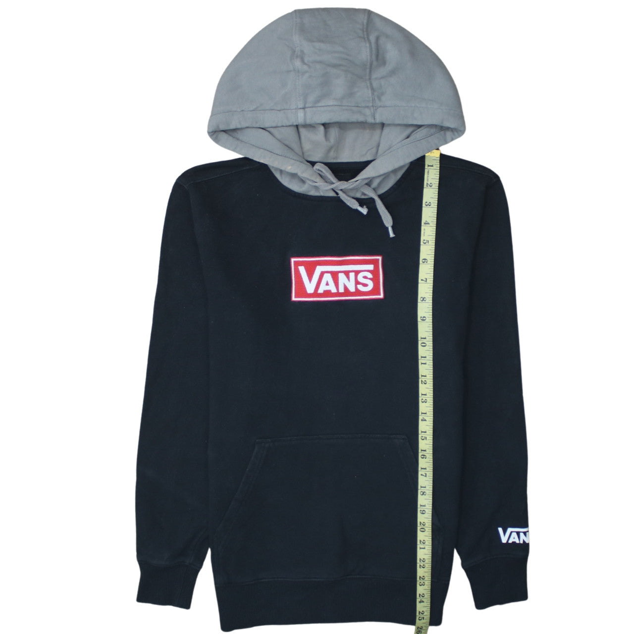 Mens UK Size XS VANS Black Pullover Hoodie