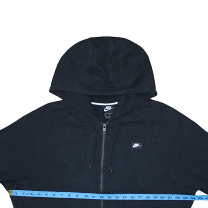 Mens UK Size XL Nike Black Full Zip Hoodie