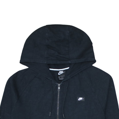 Mens UK Size XL Nike Black Full Zip Hoodie