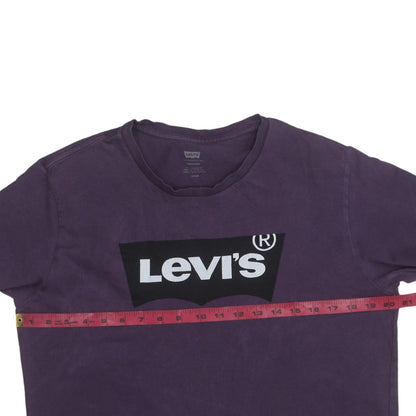 Mens UK Size M Levi's Purple  T-Shirt