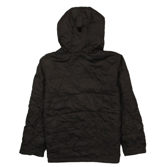 Columbia Women's Black L Hooded Puffer Jacket Omni-Heat Winter Coat