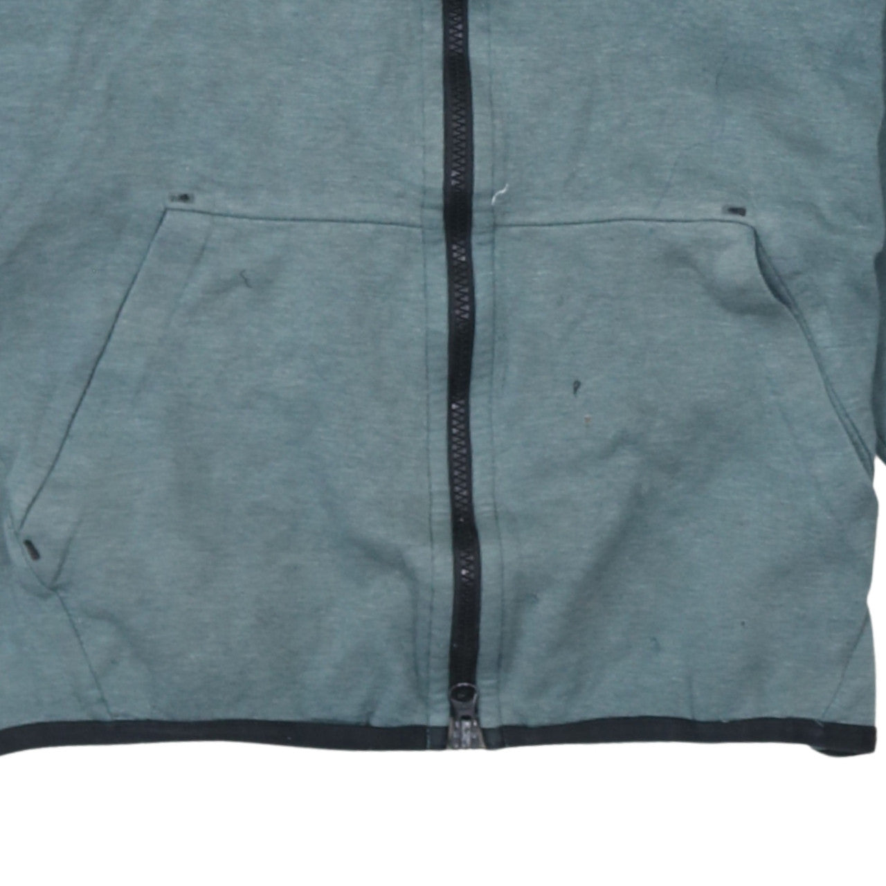 Womens UK Size S Nike Green Full Zip Hoodie