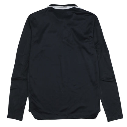 Mens UK Size M adidas Black Henley Sweatshirt