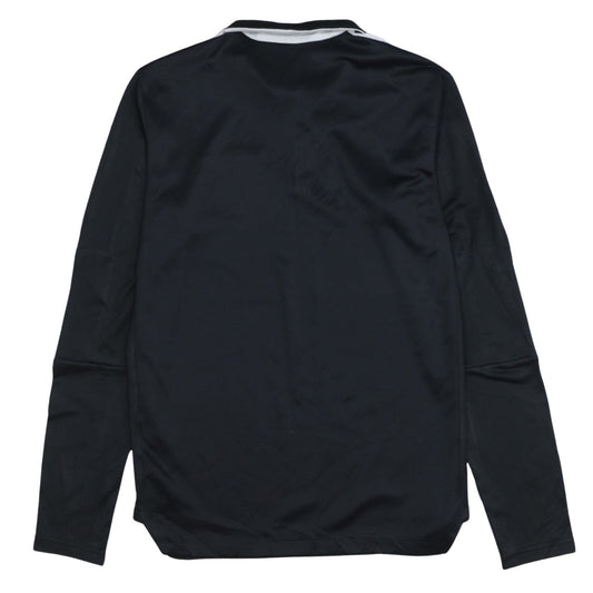 Mens UK Size M adidas Black Henley Sweatshirt