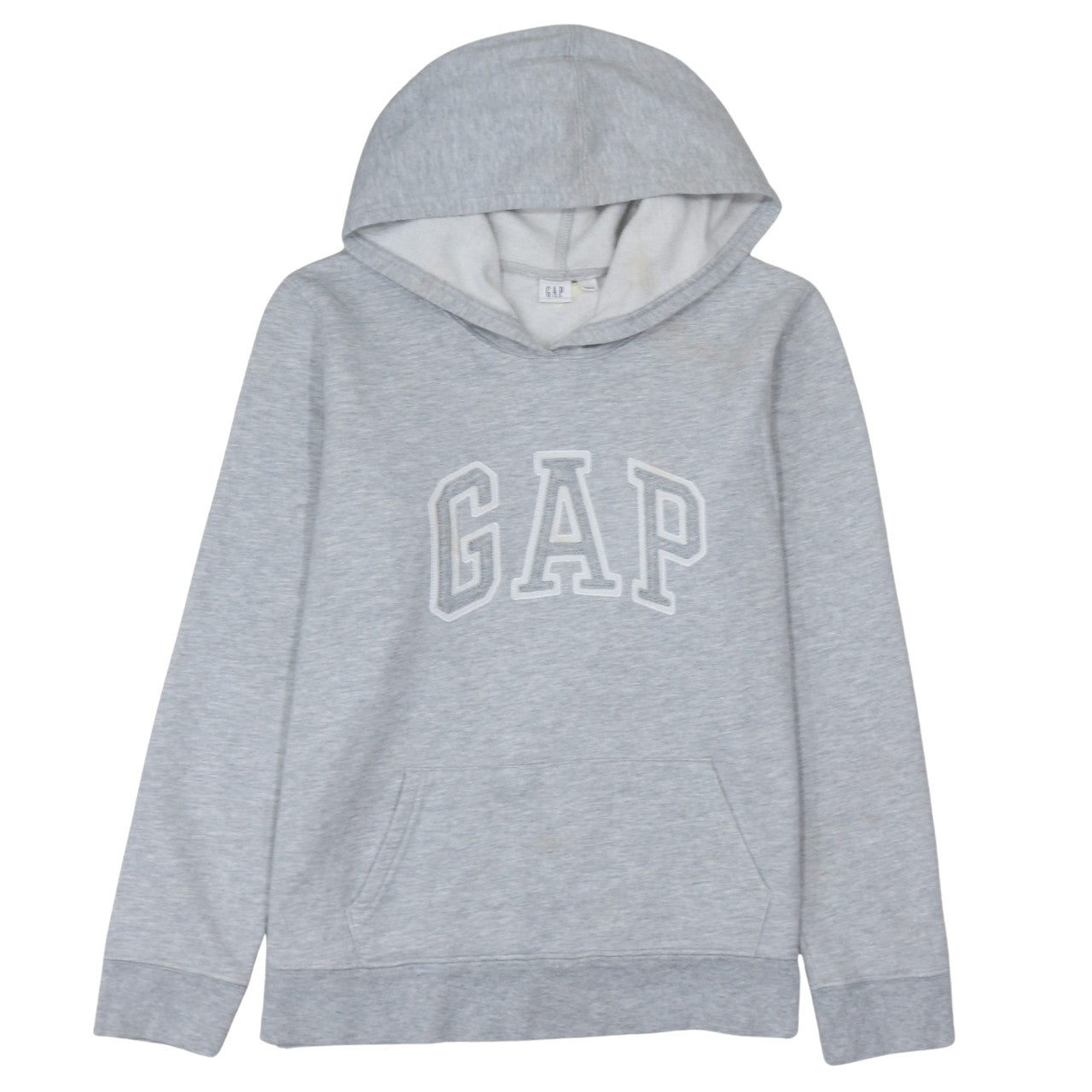 Mens UK Size L Gap Grey Pullover Hoodie