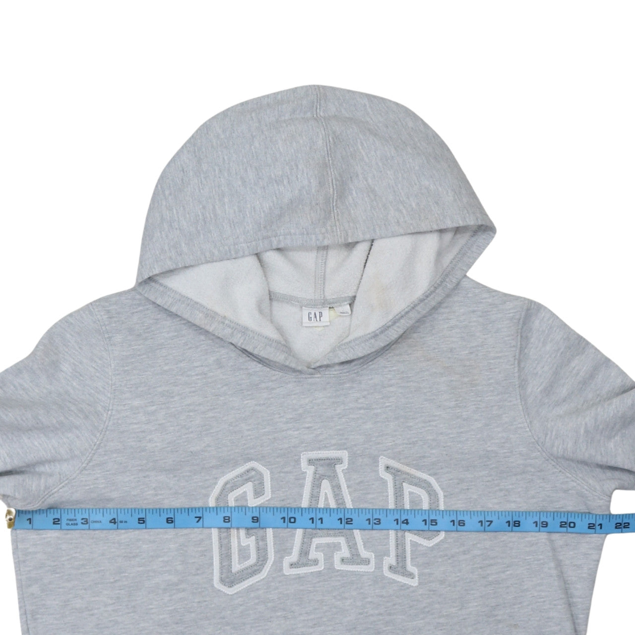 Mens UK Size L Gap Grey Pullover Hoodie