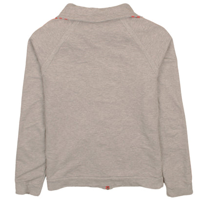 Womens UK Size L adidas Grey Full Zip Sweatshirt