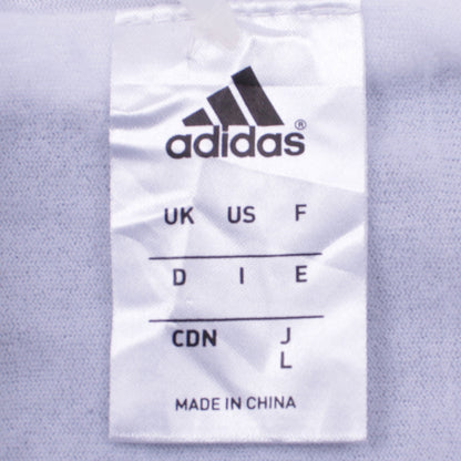 Womens UK Size L adidas Blue Windbreaker Coat