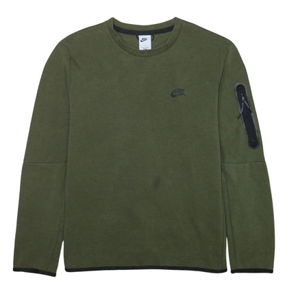 Mens UK Size L Nike Green Pullover Sweatshirt