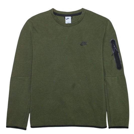 Mens UK Size L Nike Green Pullover Sweatshirt