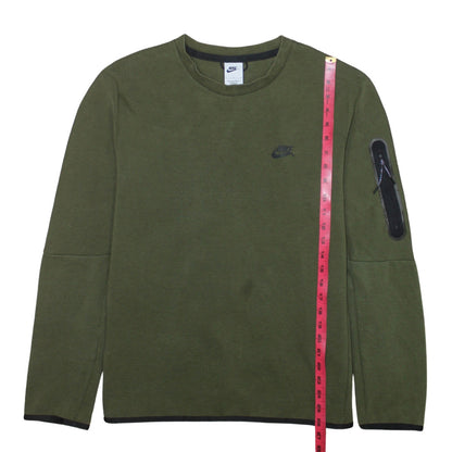 Mens UK Size L Nike Green Pullover Sweatshirt