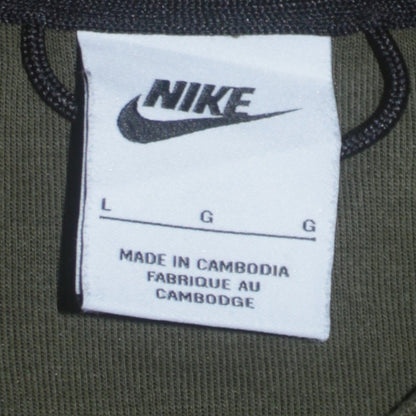 Mens UK Size L Nike Green Pullover Sweatshirt
