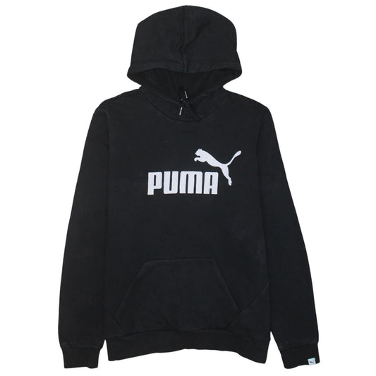 Womens UK Size 14 PUMA Black Pullover Hoodie
