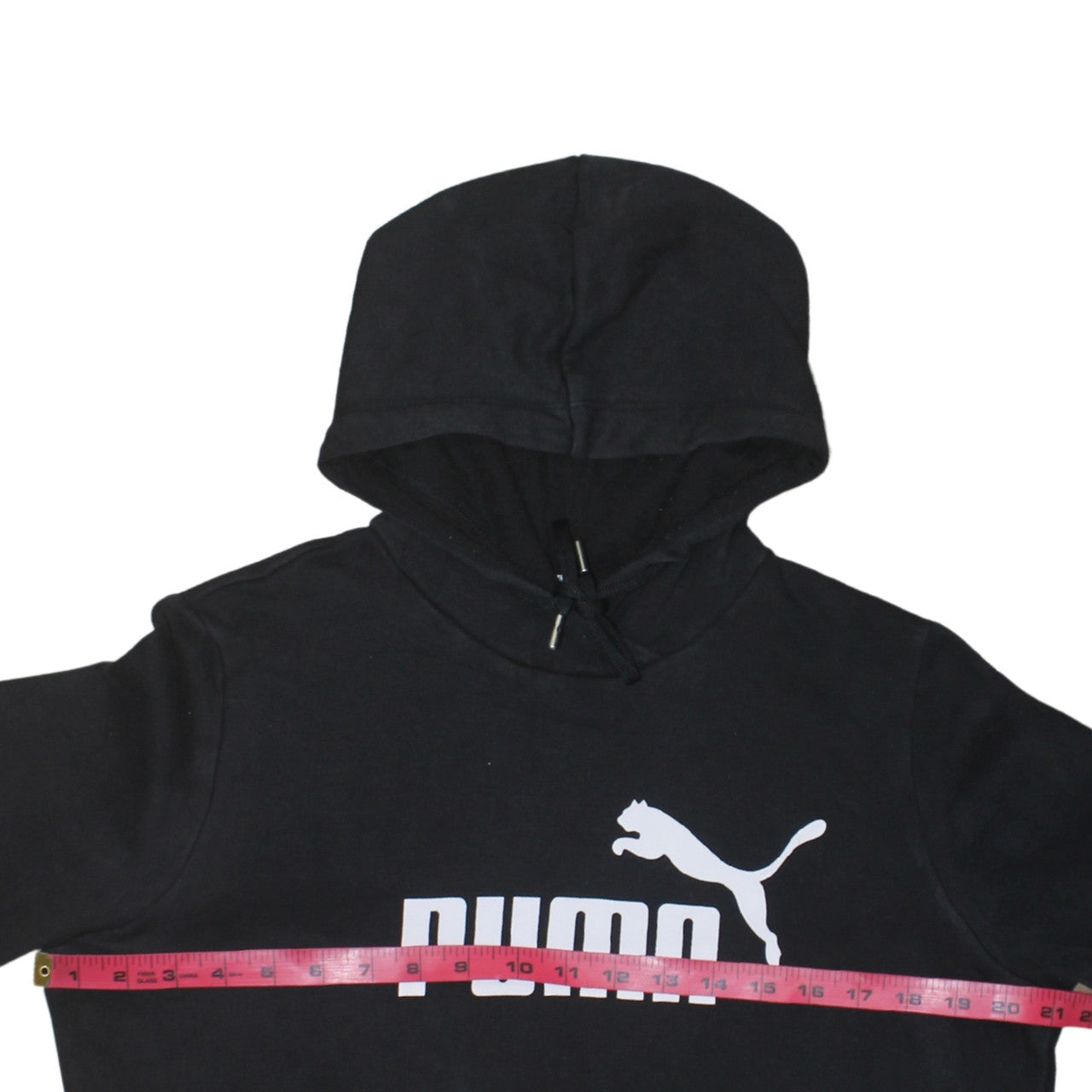 Womens UK Size 14 PUMA Black Pullover Hoodie