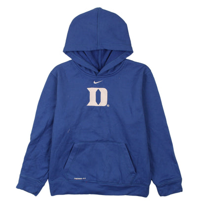 Womens UK Size L Nike Blue Pullover Hoodie