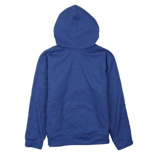 Womens UK Size L Nike Blue Pullover Hoodie