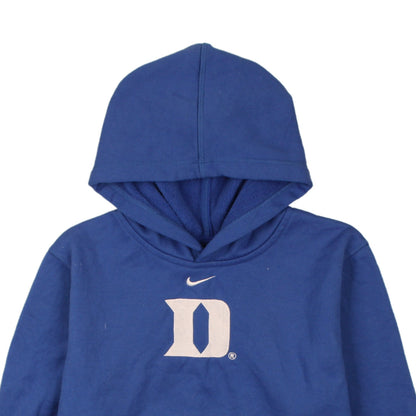 Womens UK Size L Nike Blue Pullover Hoodie
