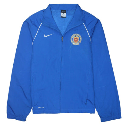 Mens UK Size S Nike Blue Windbreaker Coat
