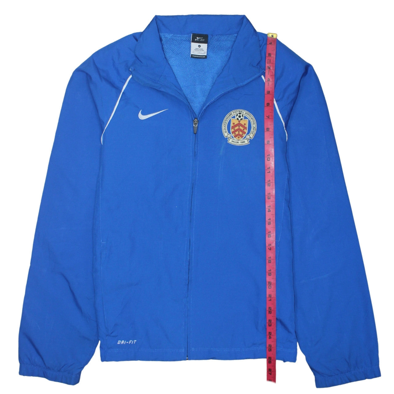 Mens UK Size S Nike Blue Windbreaker Coat