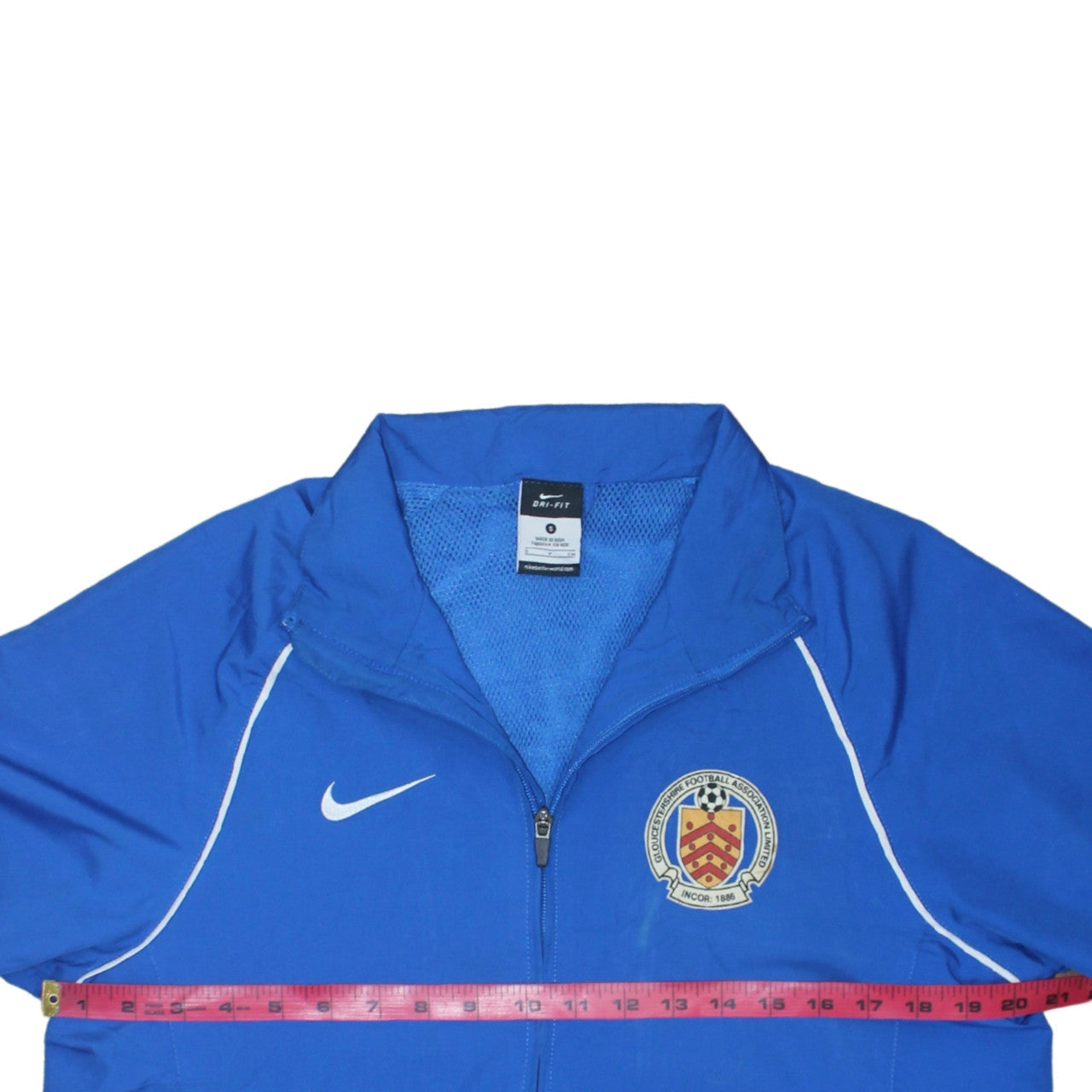 Mens UK Size S Nike Blue Windbreaker Coat