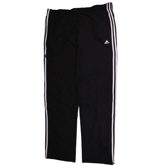 Mens UK Size L adidas Regular Fit Track Pants Black Trousers
