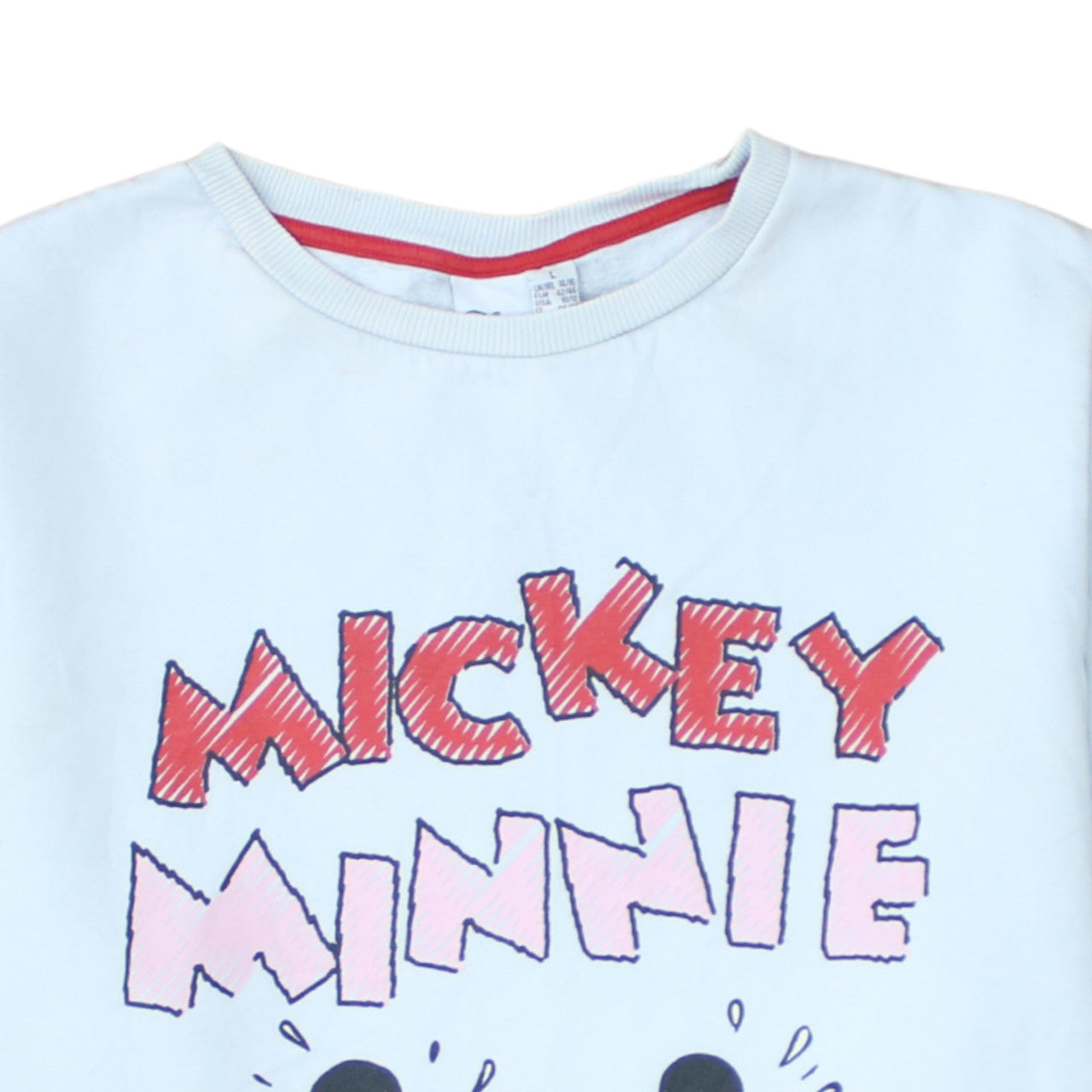 Womens UK Size L Disney White Pullover Sweatshirt
