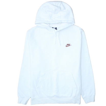 Mens UK Size L Nike White Pullover Hoodie