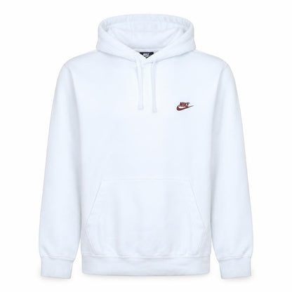 Mens UK Size L Nike White Pullover Hoodie