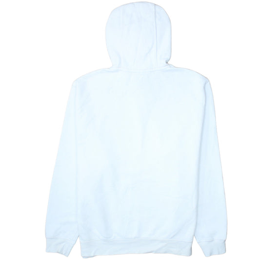 Mens UK Size L Nike White Pullover Hoodie