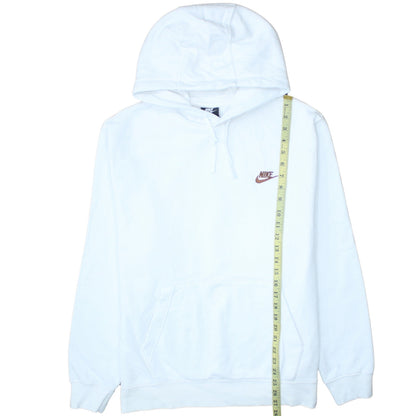 Mens UK Size L Nike White Pullover Hoodie