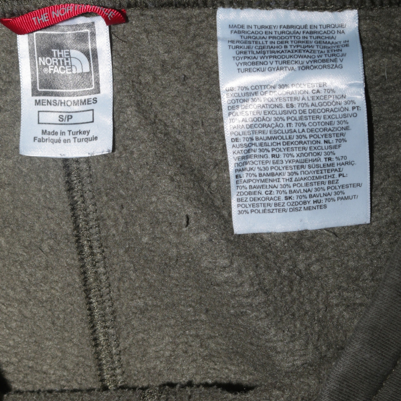 Mens UK Size S The North Face Regular Fit Jogger Green Trousers