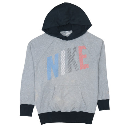 Mens UK Size L Nike Grey Pullover Hoodie