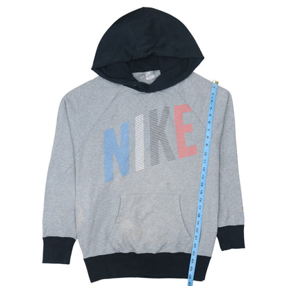 Mens UK Size L Nike Grey Pullover Hoodie