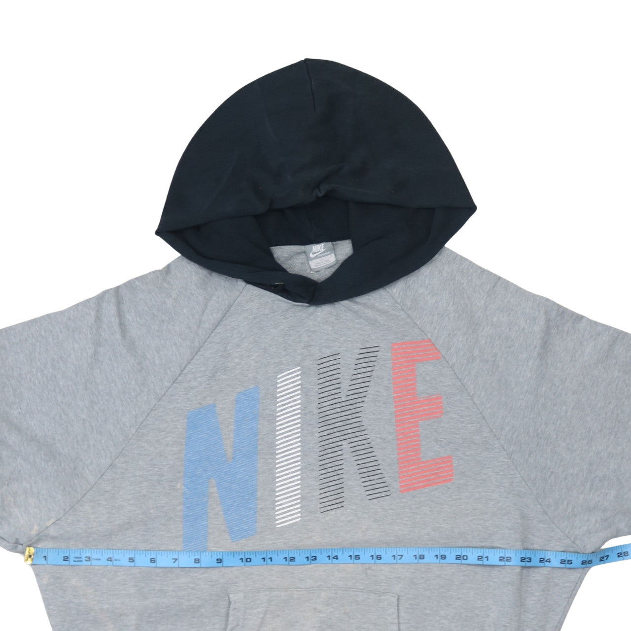 Mens UK Size L Nike Grey Pullover Hoodie