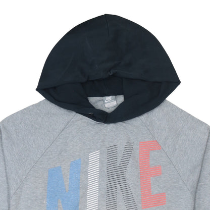 Mens UK Size L Nike Grey Pullover Hoodie