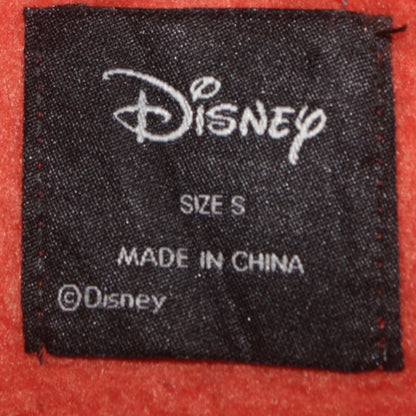 Womens UK Size S Disney Red Pullover Hoodie