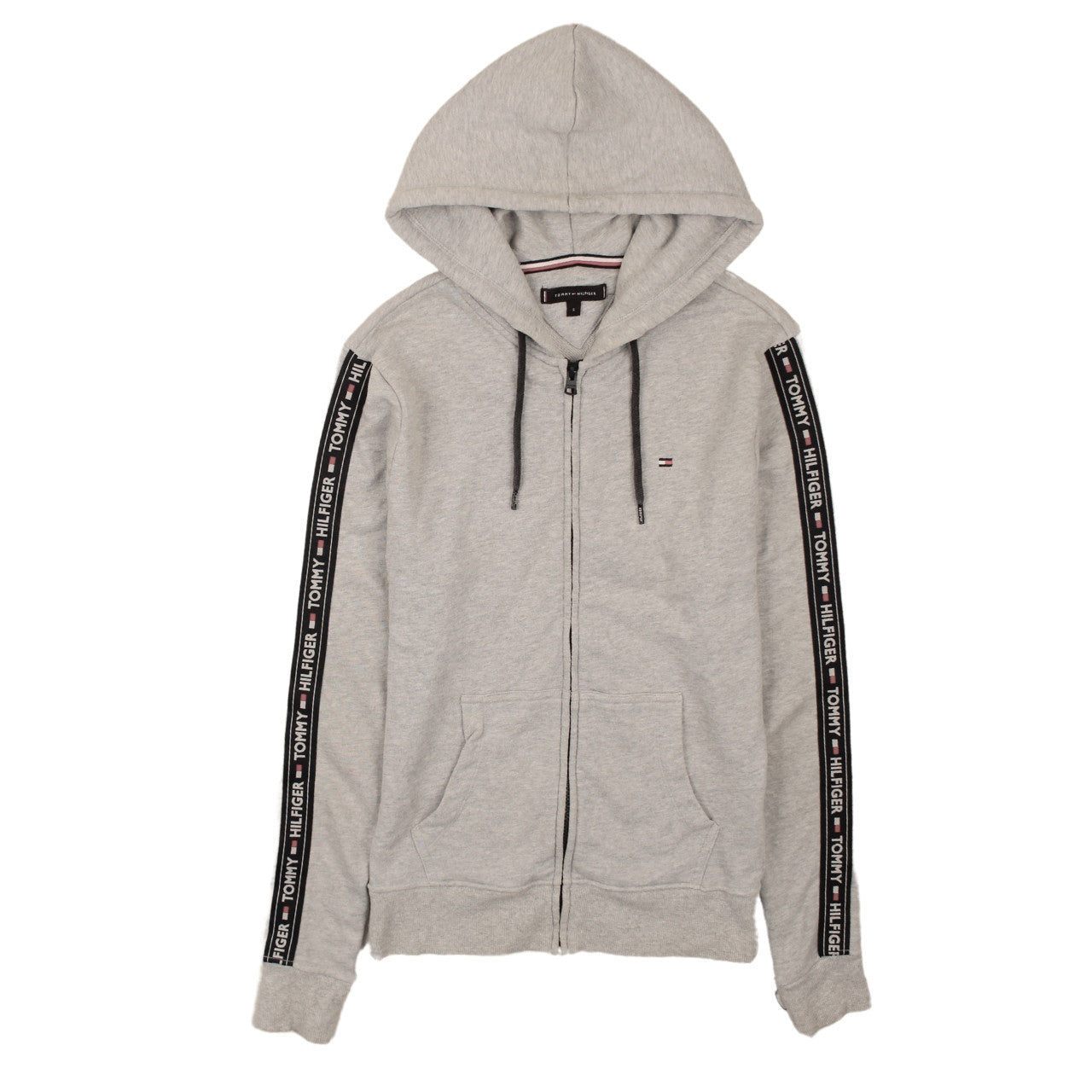Mens UK Size S Tommy Hilfiger Grey Full Zip Hoodie